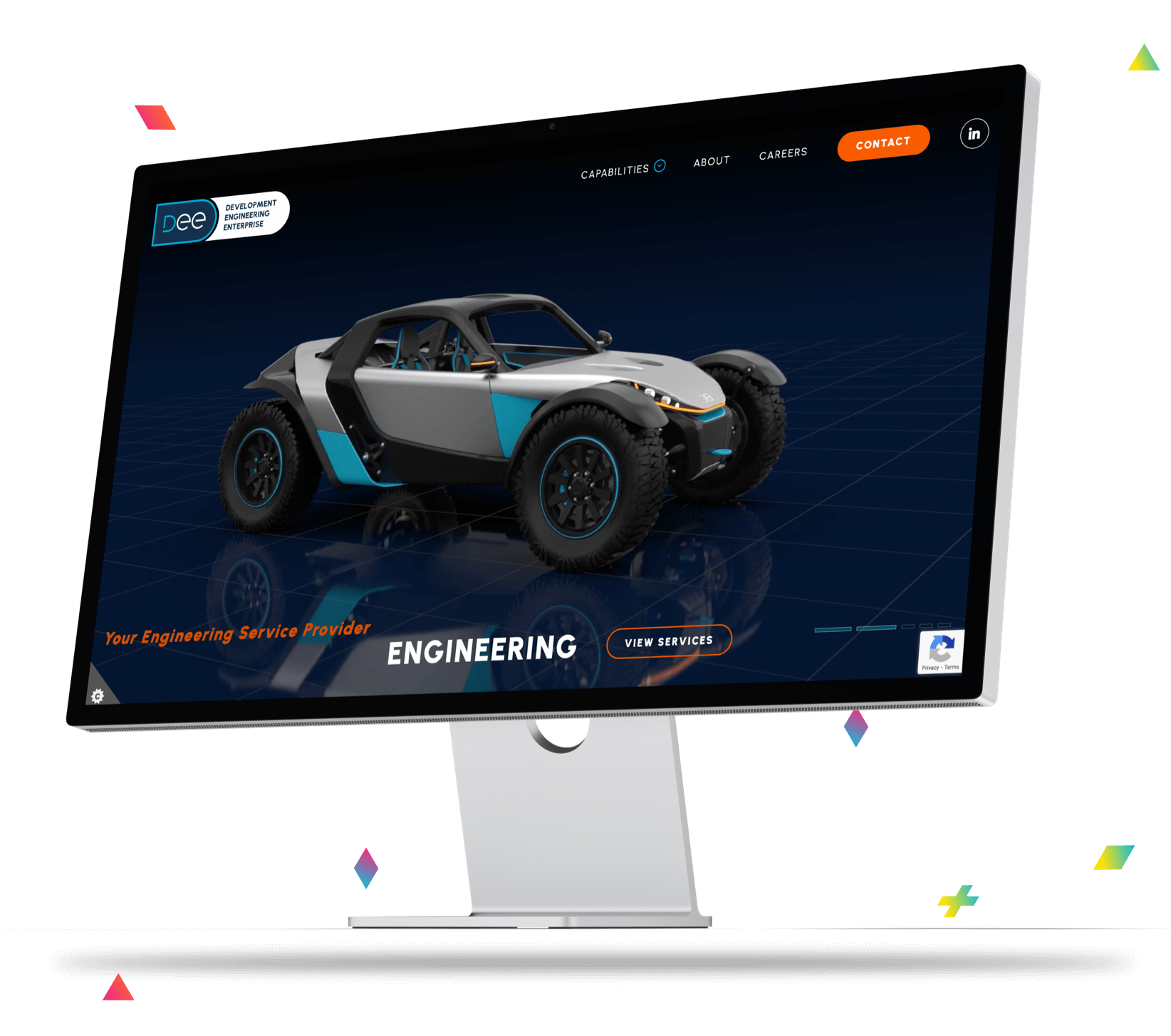 Dee Ltd website screen
