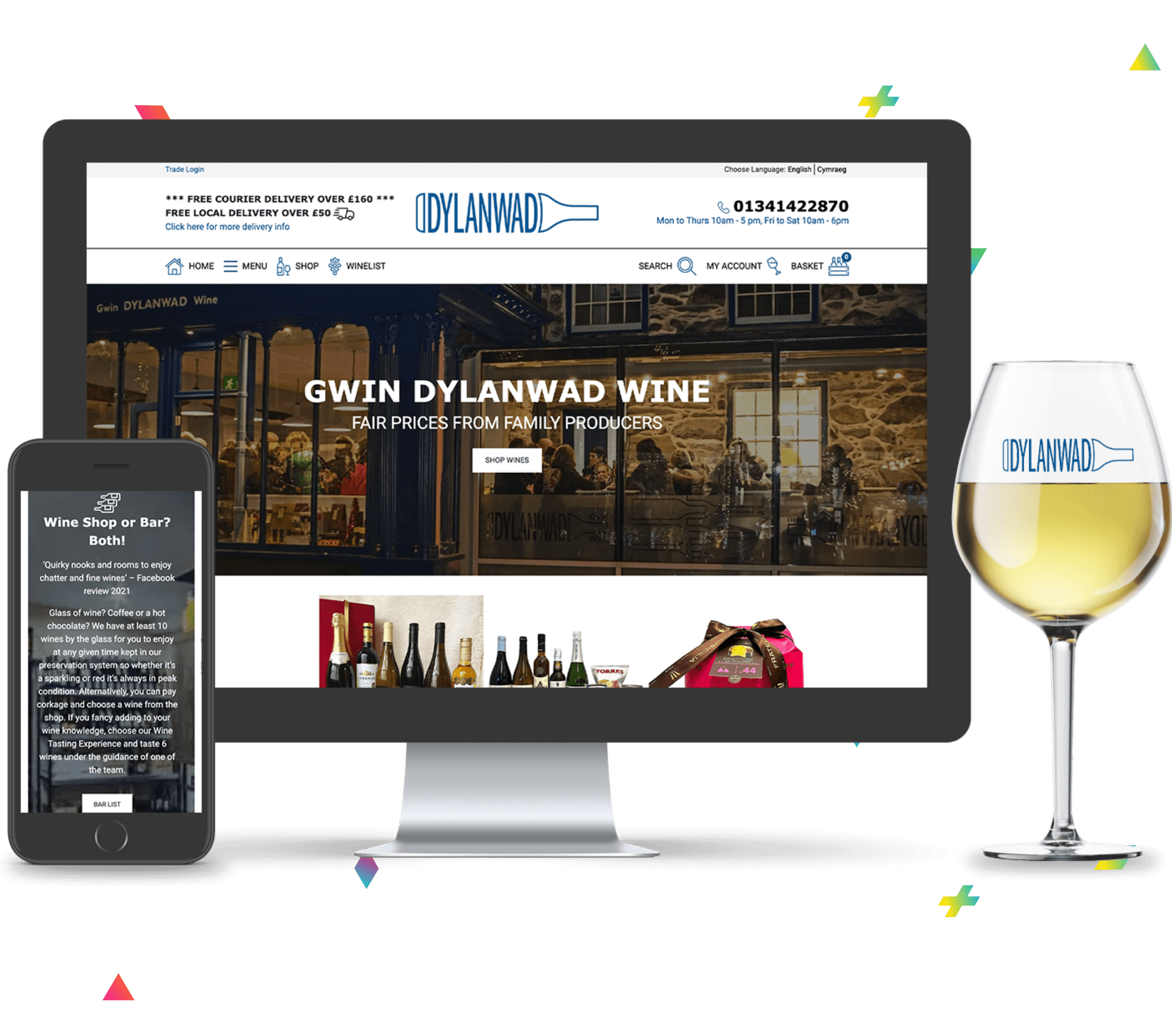 Dylanwad ecommerce website design and development