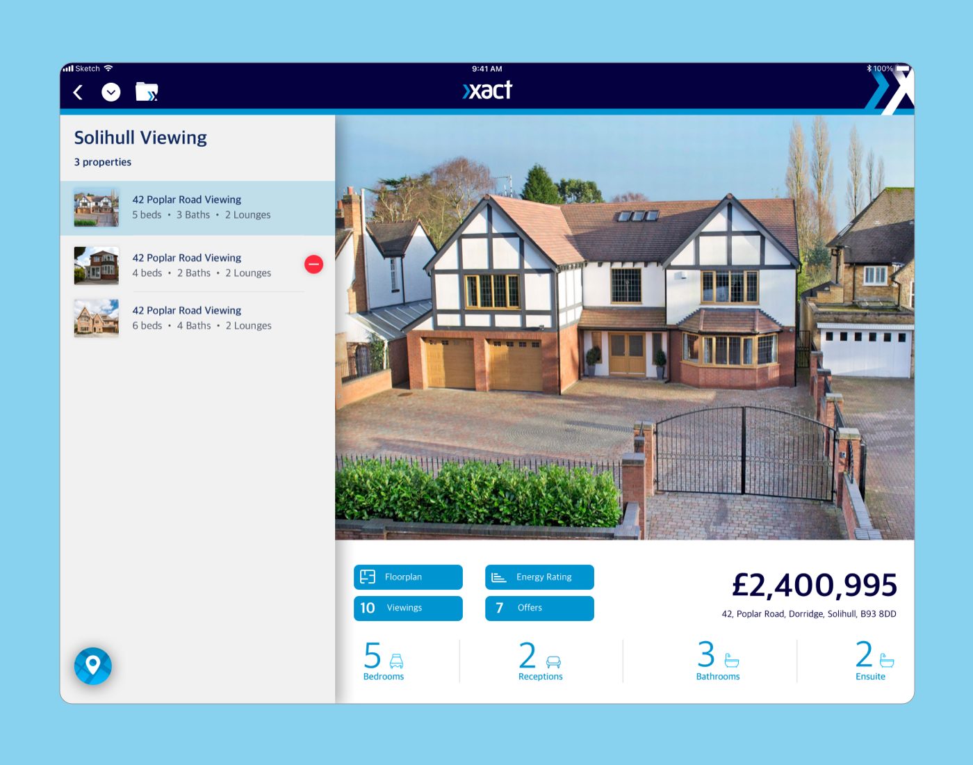 Xact property view
