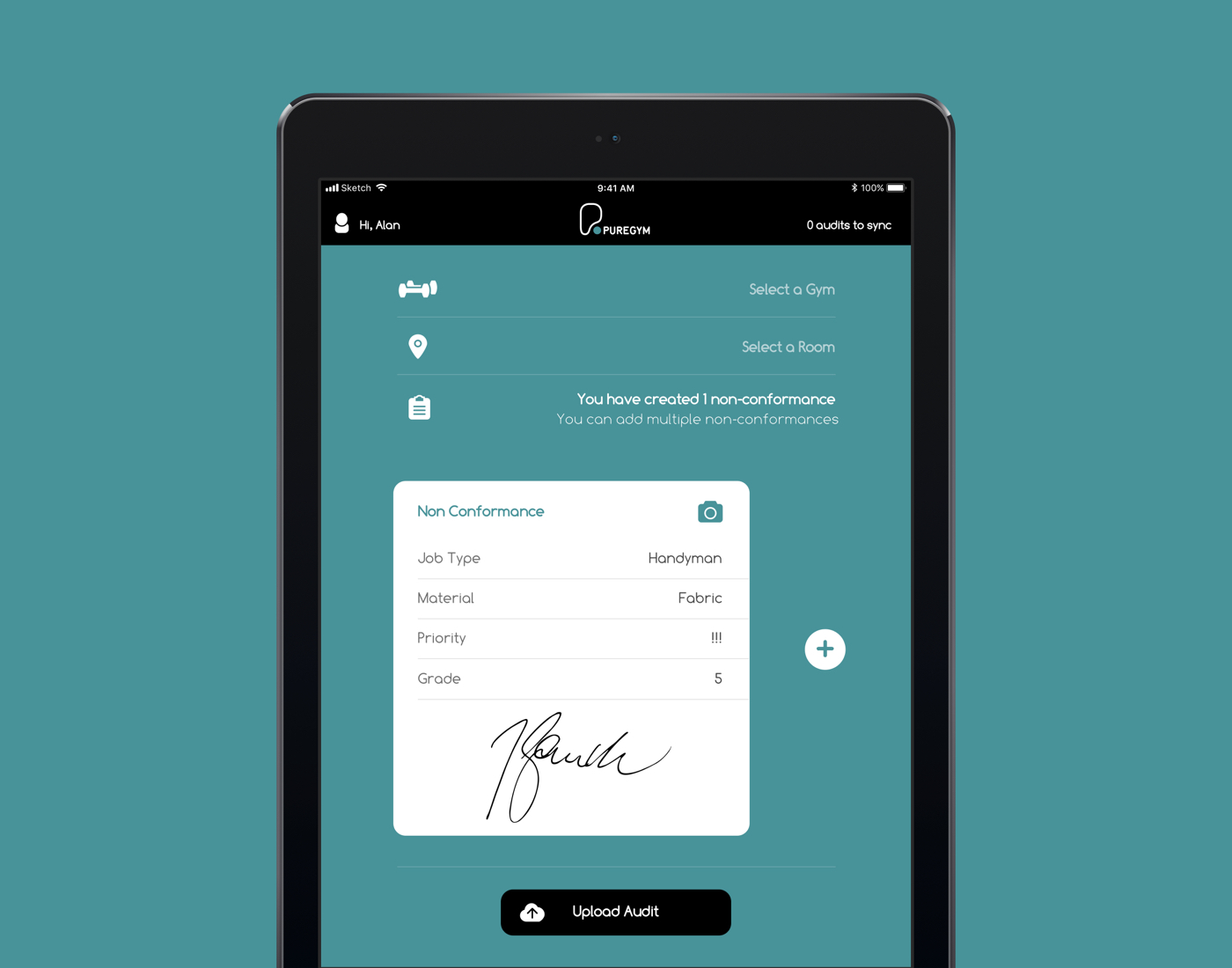 pure gym app screenshot