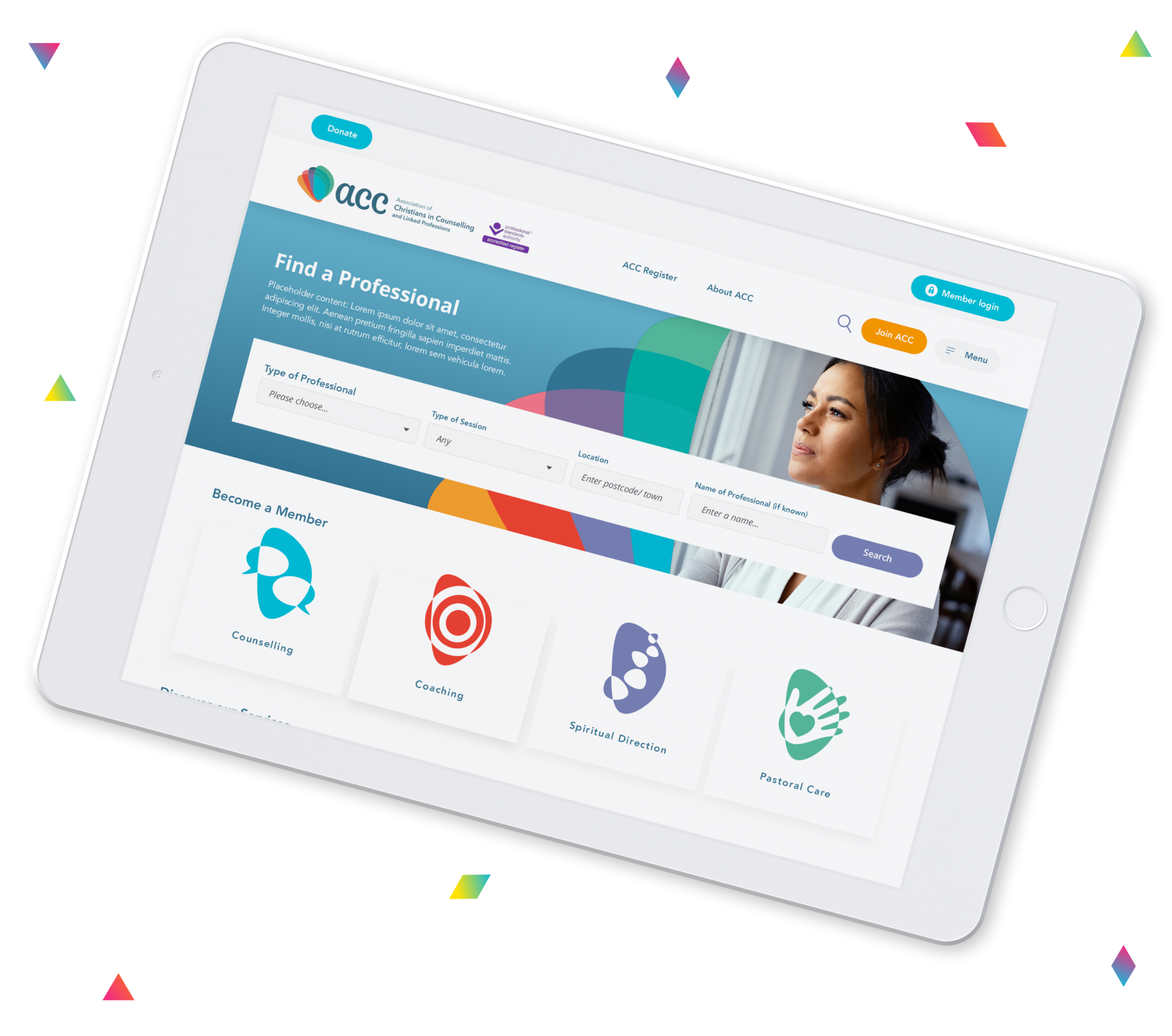 ACC website and membership system